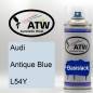 Preview: Audi, Antique Blue, L54Y: 400ml Sprühdose, von ATW Autoteile West.